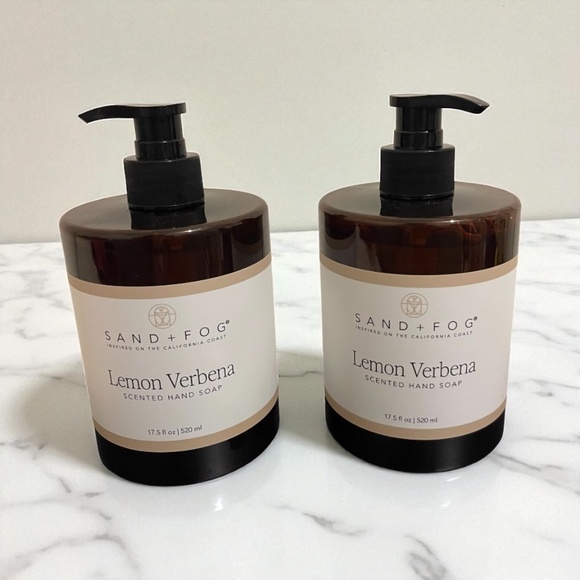Sand + Fog Lemon Verbena Hand Soap 2 Pack | 17.5 oz Each | Citrus Luxury Soap - Picture 1 of 1